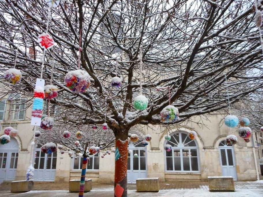 Ravières sous la neige